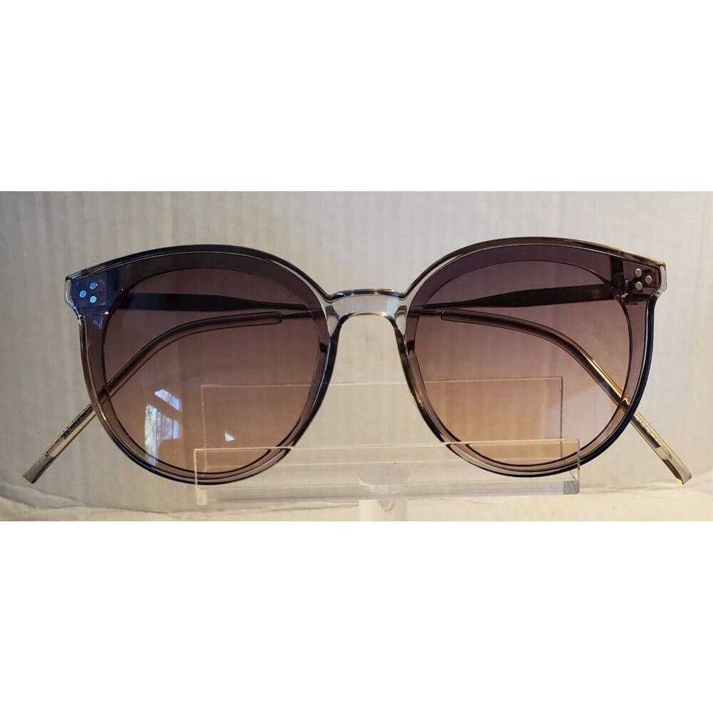 Sojos SJ2068 Classic Gray Round Oversized Sunglasses UV400 Unisex